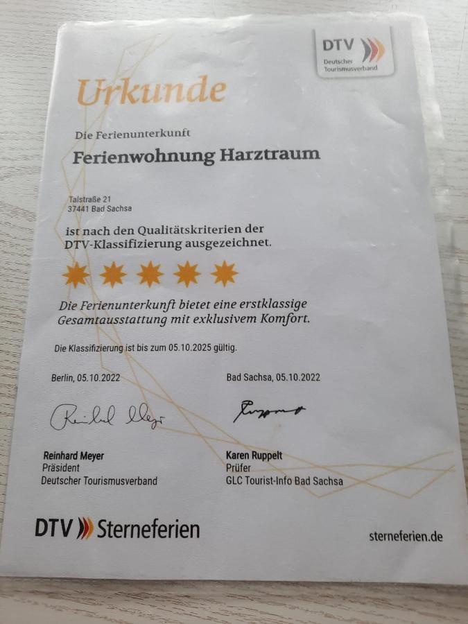 Ferienwohnung Harztraum Bad Sachsa Eksteriør billede